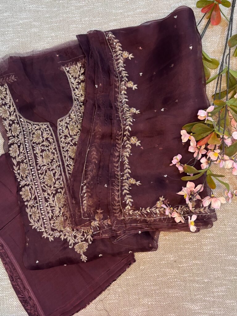 Rang-e-Dastaan Zardozi & Dabka Work with Sequins & Bead Highlights (Sitara / Moti)